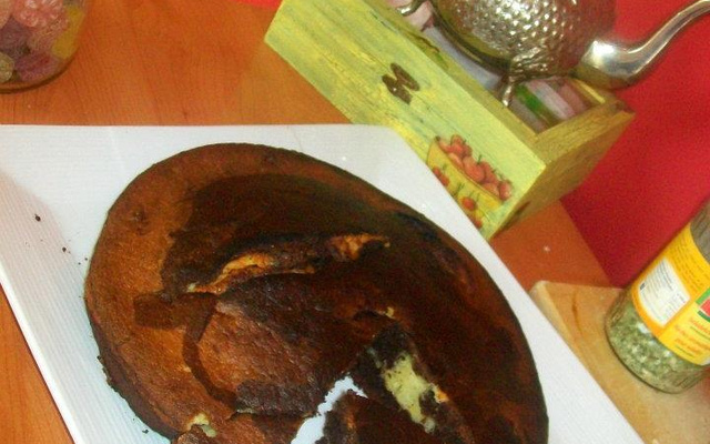 Marbré chocolat et vanille