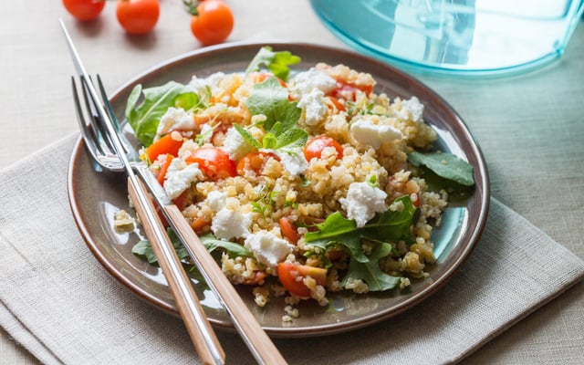 Salade lentilles corail