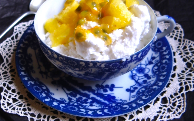 Glace végane à la noix de coco