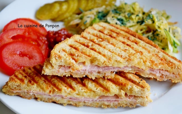 Croque monsieur au fromage d'Abbaye