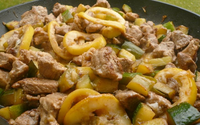 Porc au concombre et au citron