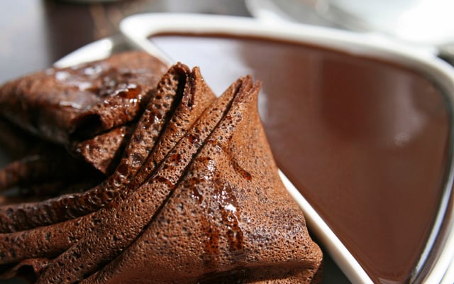 Crêpes au chocolat