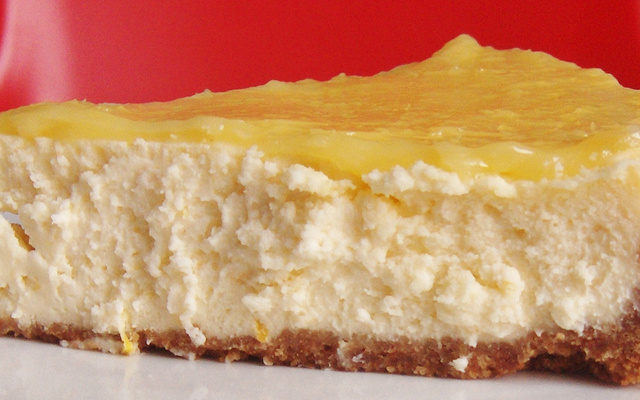 Cheesecake au citron et lemon curd
