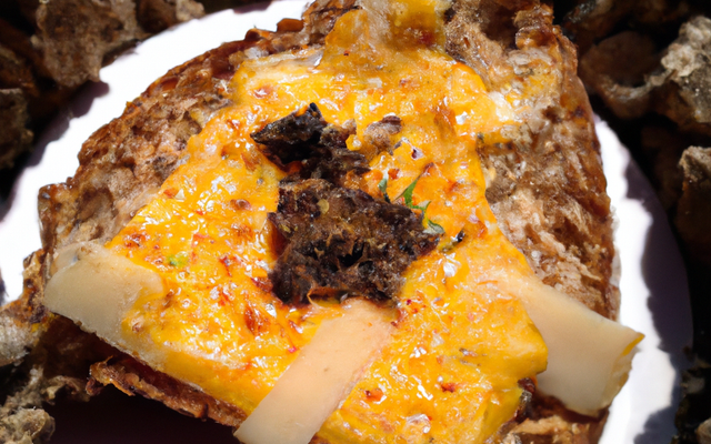 Tartine des volcans à la Fourme d'Ambert