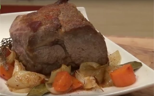 Rôti de porc moelleux