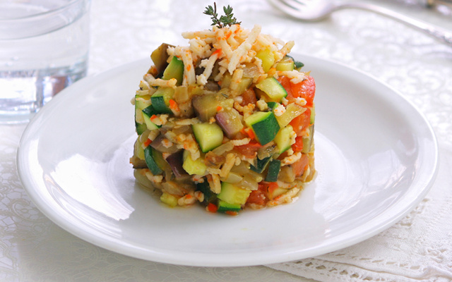 Petits légumes au Râpé de la Mer Coraya