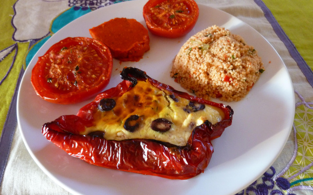 Poivrons farcis à la féta