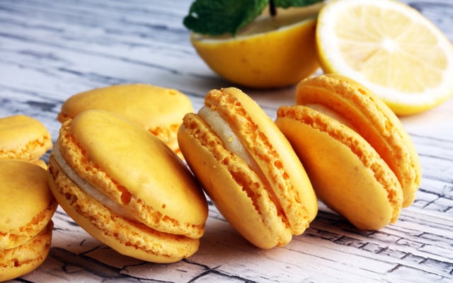 Macarons au citron inratables