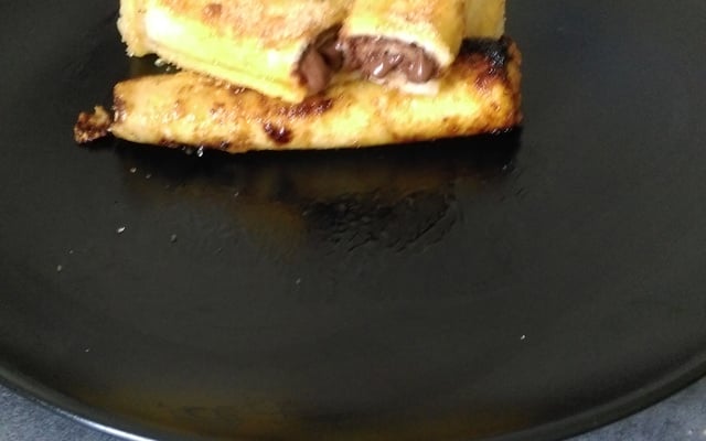 Roulés de pain perdu au nutella