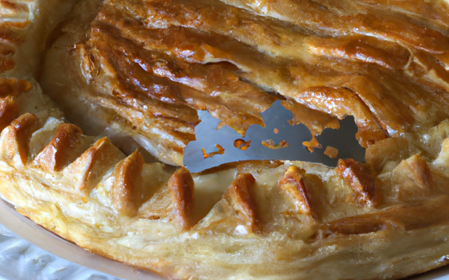 Très belle galette des rois à la frangipane