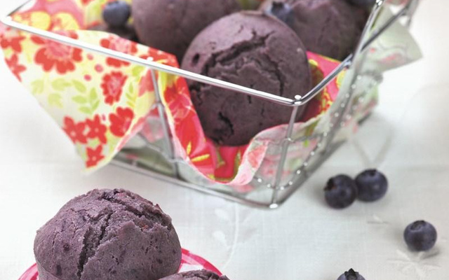 Muffins aux fruits des bois (myrtilles et cassis)