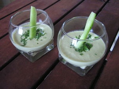 Caramel de betterave sur velours d'asperges