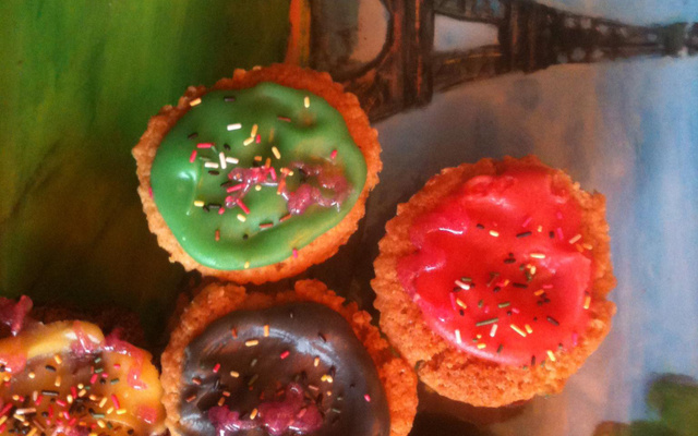 Tartelettes framboises et mascarpone (et choco bien planqué)