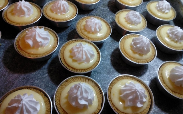 Mini tarte au citron meringuée