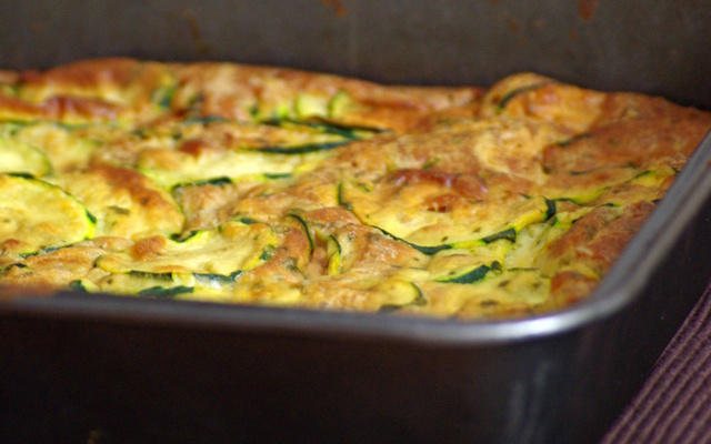 Gâteaux de courgettes au safran