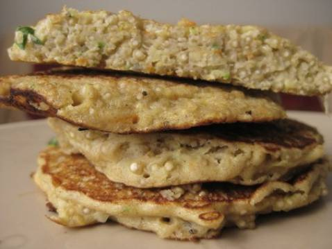 Galettes de quinoa aux légumes