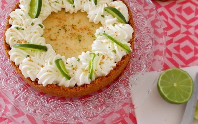 Key lime pie (tarte au citron vert)