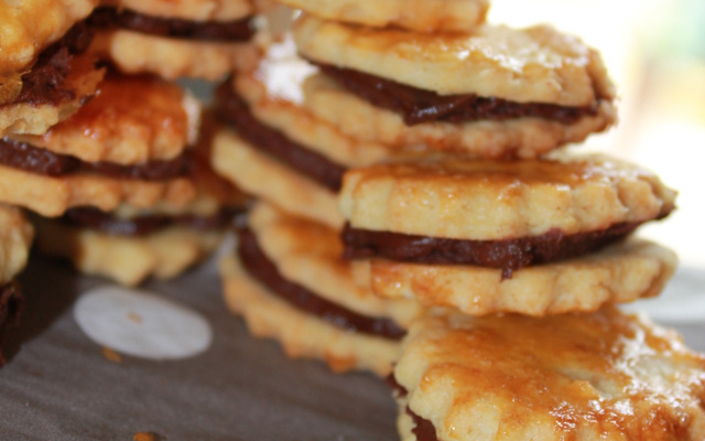 Biscuits fourrés au chocolat de Martha Stewart