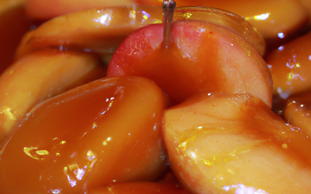 Pommes caramélisés à la normande