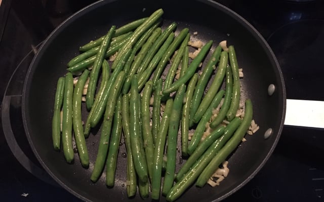 Haricots verts à l'ail