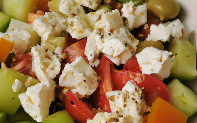 Salade de fromage Grecque