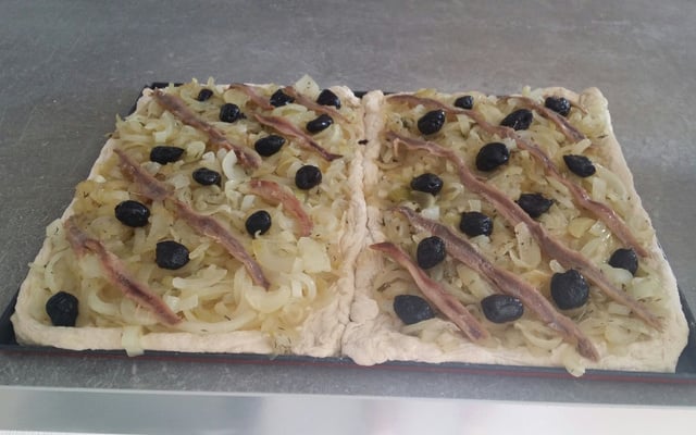 La vraie pissaladière d'Antibes