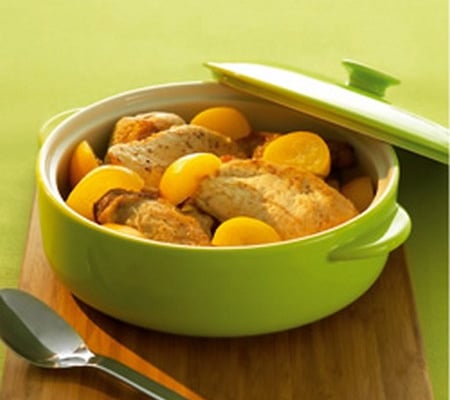 Poulet au citron et à l'ail