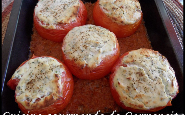 Tomates farcies à la ricotta