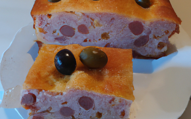 Cake jambon et olives