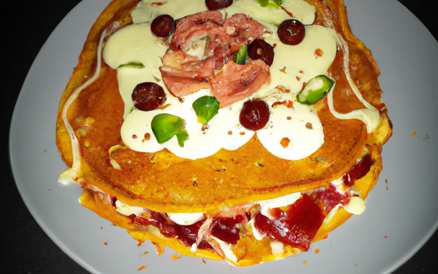 Crêpes façon pizza