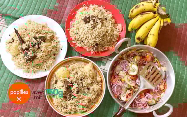 Le bœuf et riz pilaf d’Atka en Tanzanie