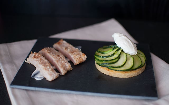 Tarte surprise aux courgettes et fromage frais