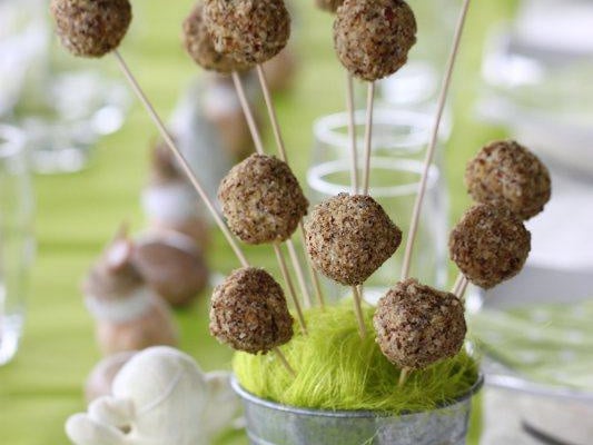 Cakes pops à la Fourme d'Ambert