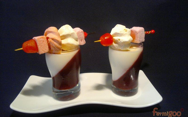 Duo chocolat blanc-cassis