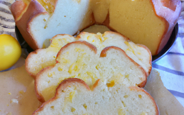 Brioche au sucre et au zeste de citron