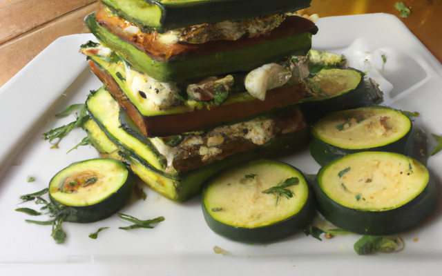 Bricks de courgettes et chèvre