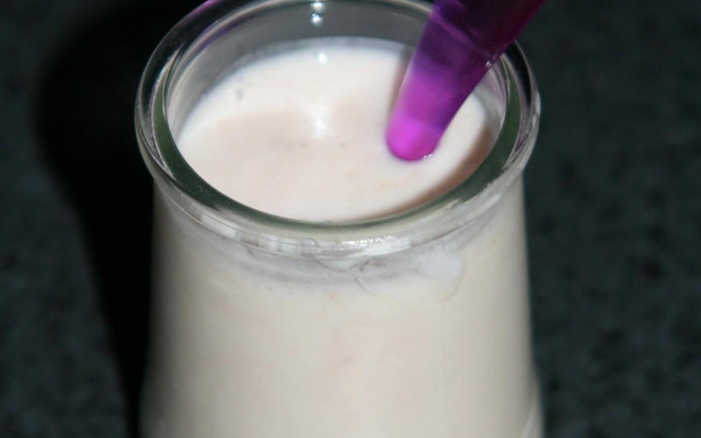 Yaourt brassé à la fraise