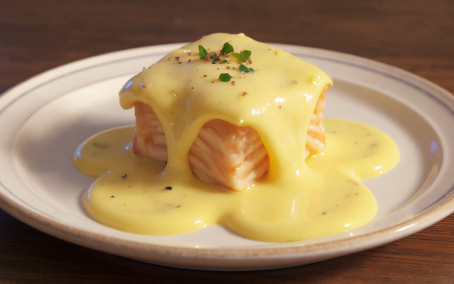 Pavé de truite sauce blanche