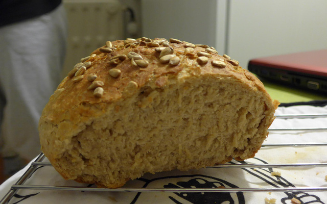 Pain complet aux graines de tournesol