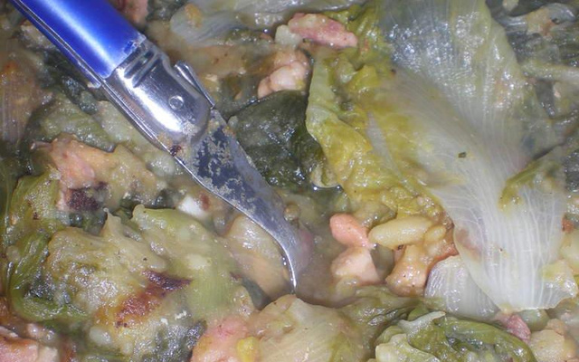 La salade aux lards