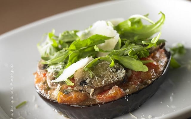 Aubergines façon pizza au parmesan et au Filante Sublime Giovanni Ferrari