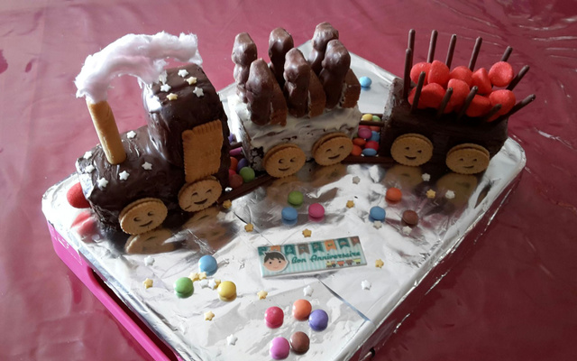 Petit train d'anniversaire
