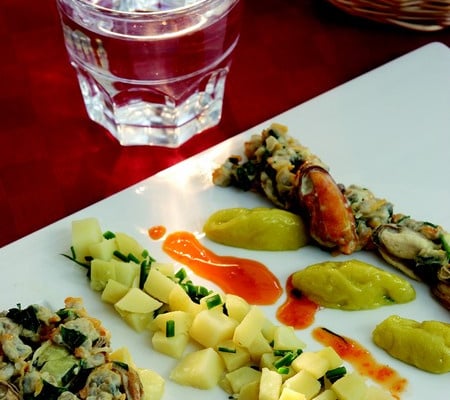 Salade de Juliette aux coquillages