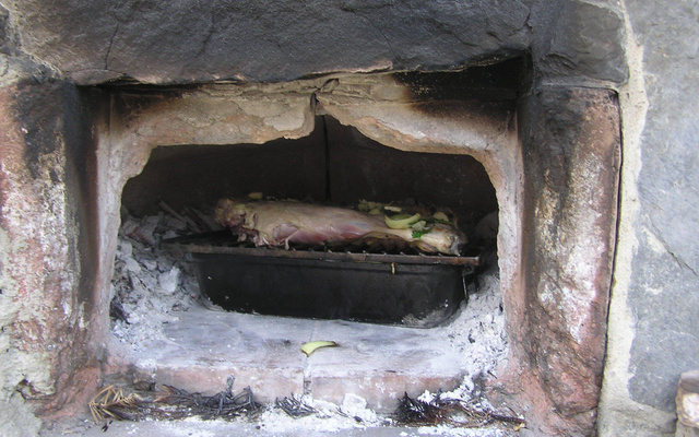 Gigot d'agneau au miel