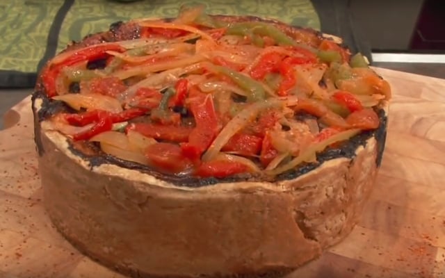 Tarte façon basquaise