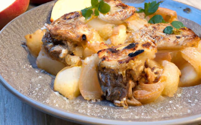 Gratinées de boudin aux pommes