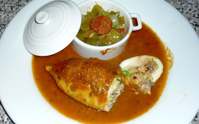 Calamars farcis façon Paëlla