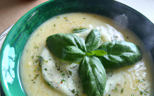 Velouté de courgettes au Basilic