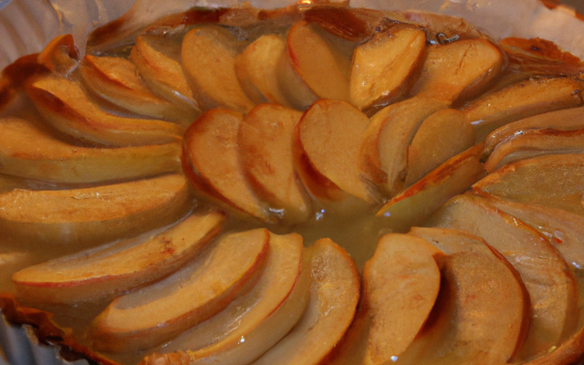 Tarte aux pommes légère