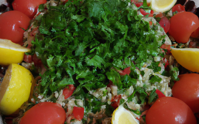Taboulé libanais traditionnel